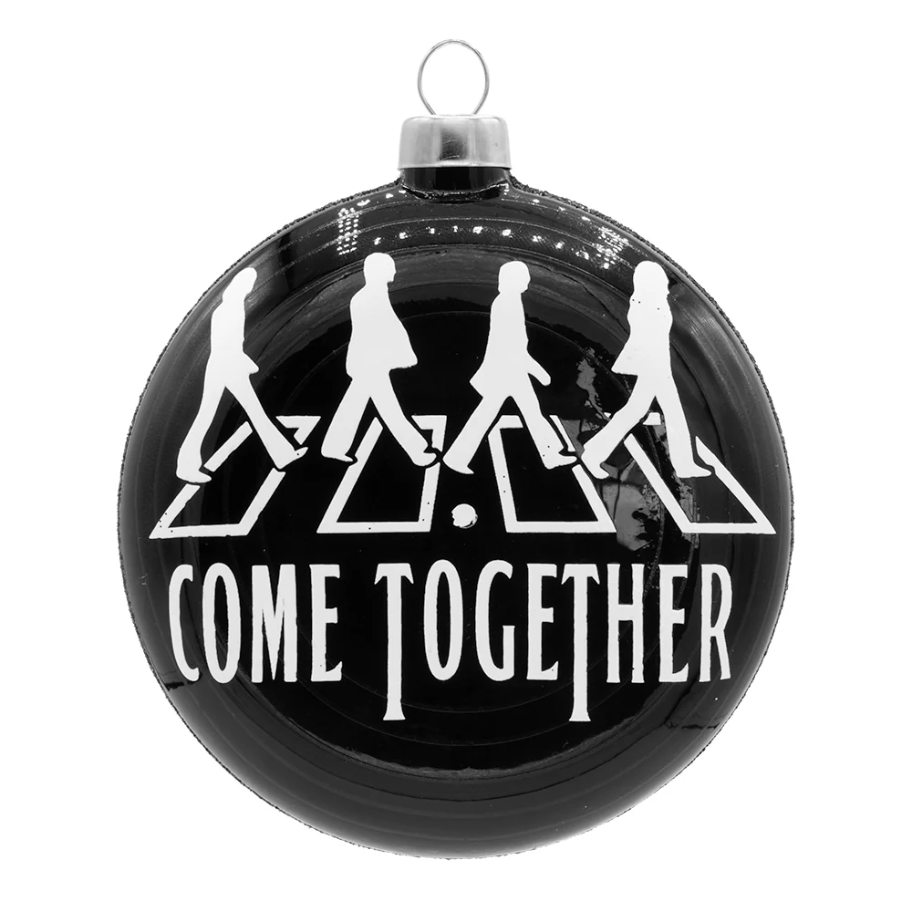 Beatles x Kat + Annie Come Together Record Ornament