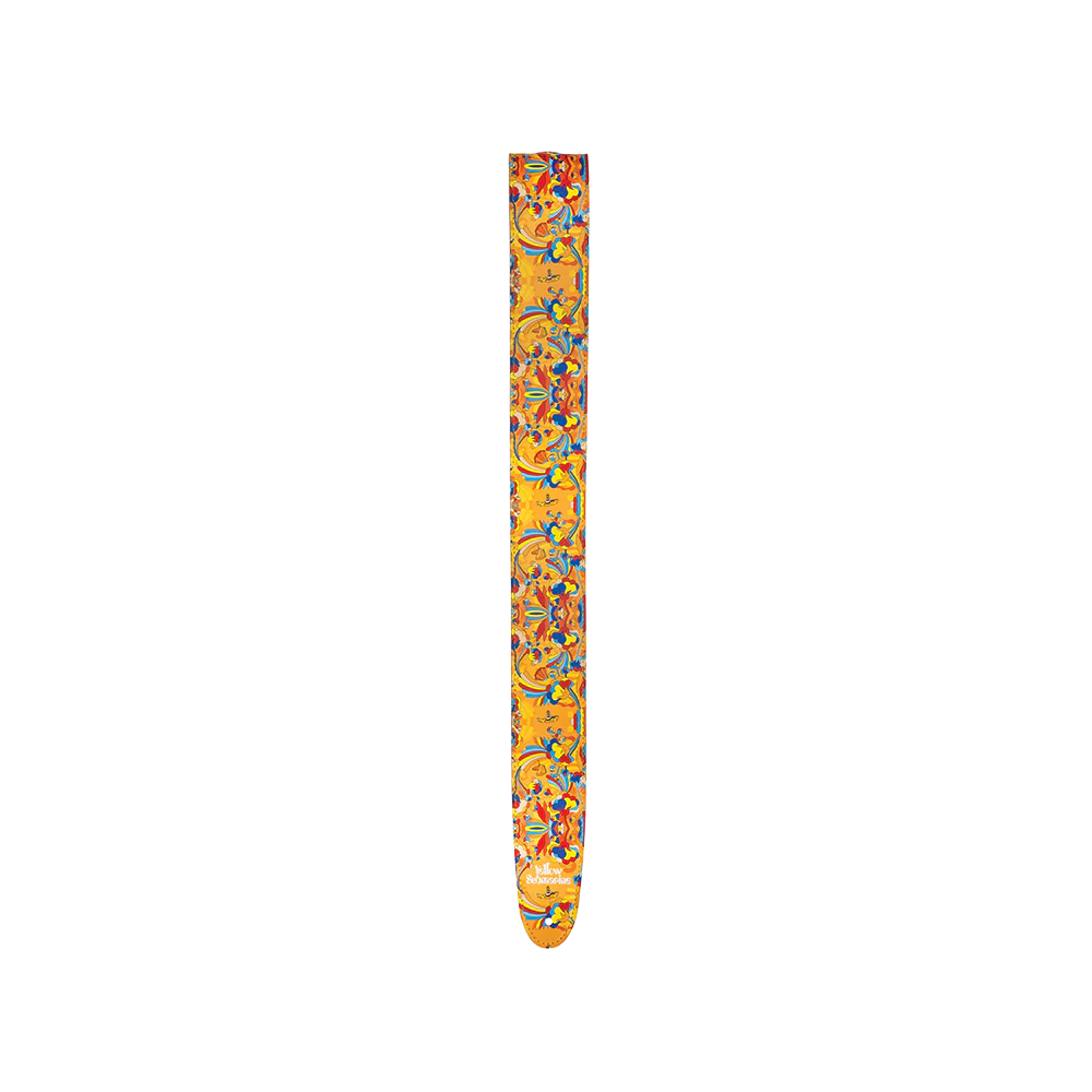 D'Addario x Beatles Yellow Submarine 55th Anniversary Vinyl Guitar Strap, Primrose Prairie - Image 3