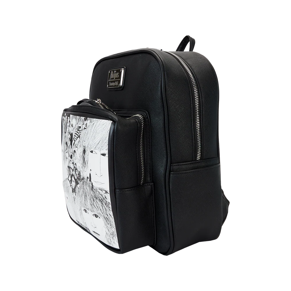 The Beatles x Loungefly Revolver Album with Record Pouch Mini Backpack - Image 3