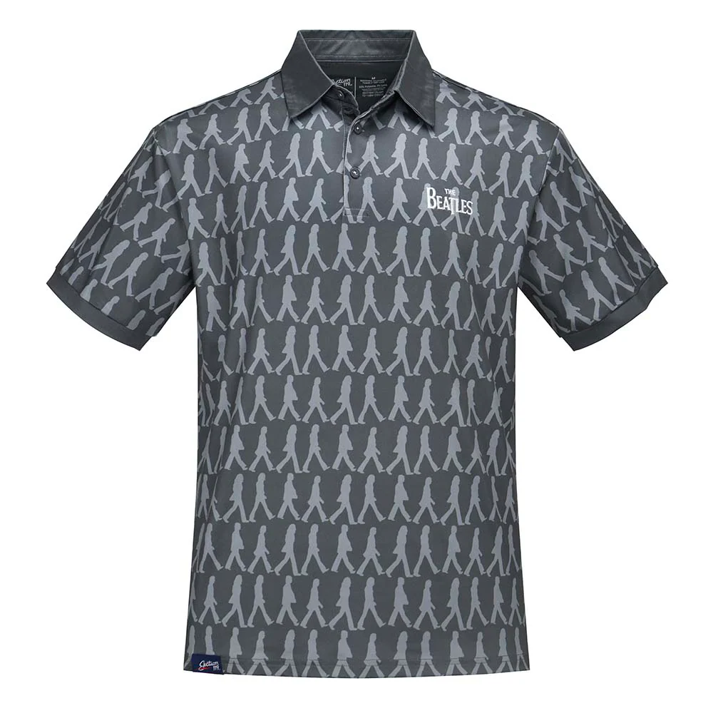 The Beatles Dry Fit Polo Grey Abbey Road